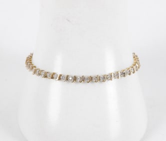 14K Gold Diamond Tennis Bracelet