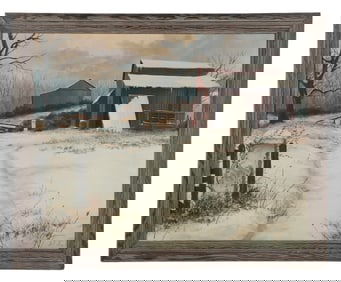 Dennis Minch "Pennsylvania Winter Landscape"