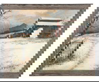 Dennis Minch "Pennsylvania Winter Landscape"