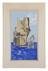 Jean Lurcat "Baigneuses au Rocher"