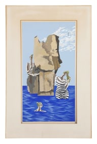 Jean Lurcat "Baigneuses au Rocher"