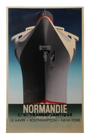 Vintage 1935 Normadie Travel Poster