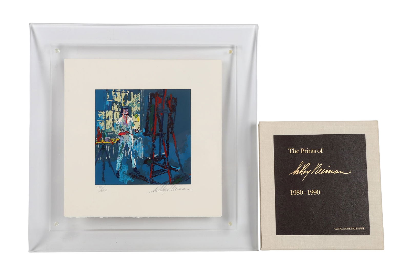 Leroy Neiman Serigraph "Self Portrait" (1 of 11)