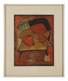 Angel Botello "Nino con una Taza"