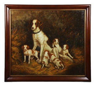 Contemporary Painting of Dogs