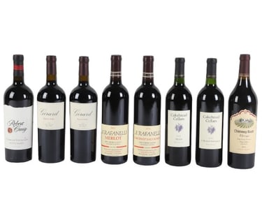 (8) Bottles of California Wine