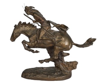 "The Cheyenne" Bronze After Frederic Remington