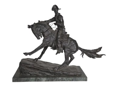 "The Cowboy" Bronze After Frederic Remington