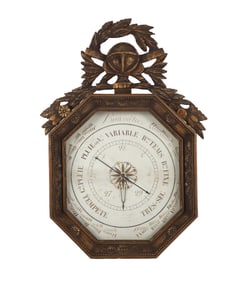 Giltwood French Wall Barometer