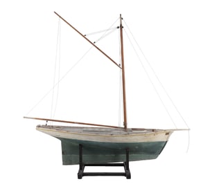 Early Pond Boat on Stand