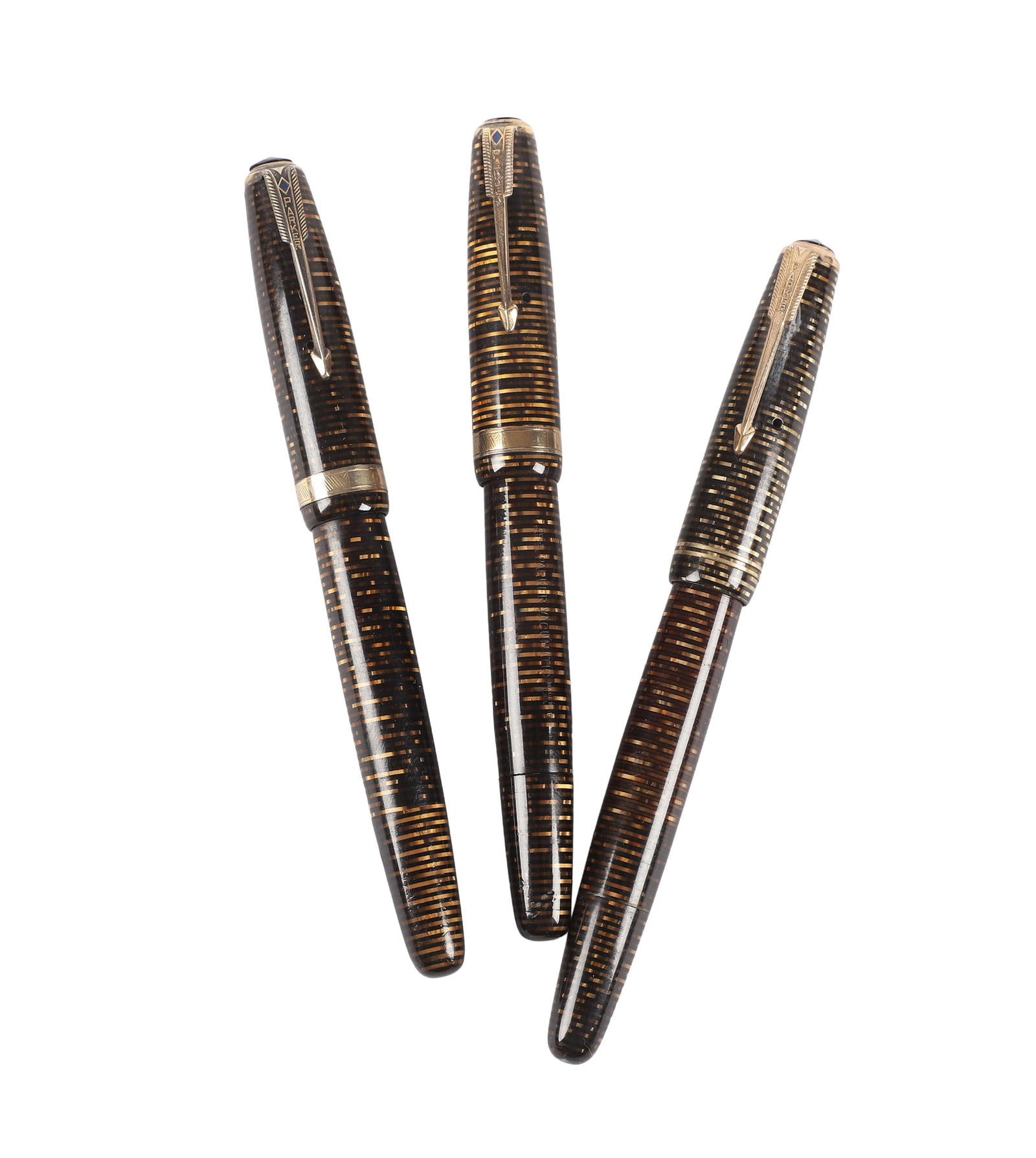 (3) Parker Vacumatic Fountain Pens (1 of 6)