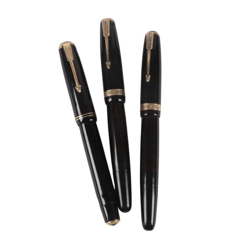 (3) Parker Vacumatic Fountain Pens (1 of 4)