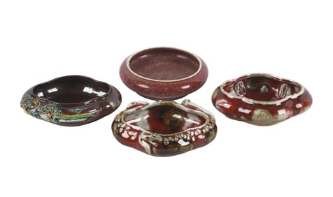 (4) Chinese Porcelain Brushwashers