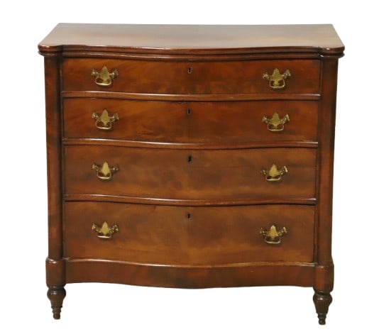 Chippendale Georgian Chest of Drawers (1 of 8)