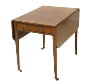 Mahogany Hepplewhite Style Dropleaf Table