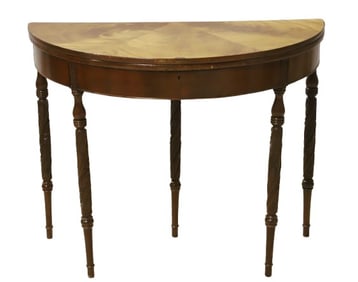 Plantation Style Flame Mahogany Console