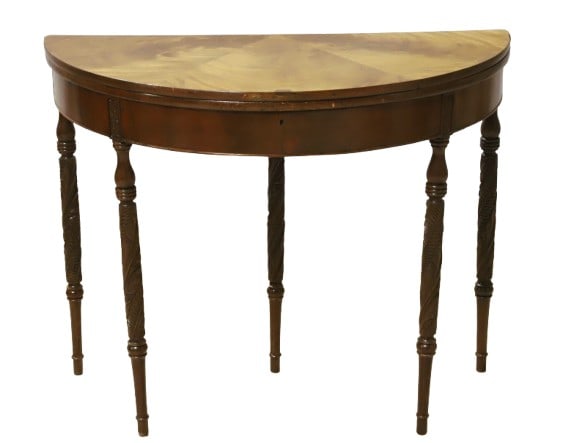 Plantation Style Flame Mahogany Console (1 of 5)