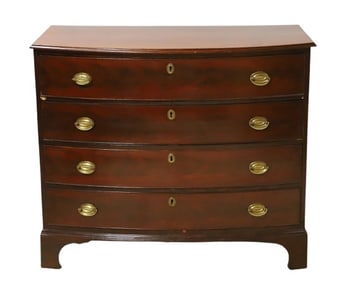 Chippendale Style Mahogany Bachelor's Chest