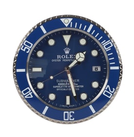 Rolex Watch Dealer Display Clock, Smurf