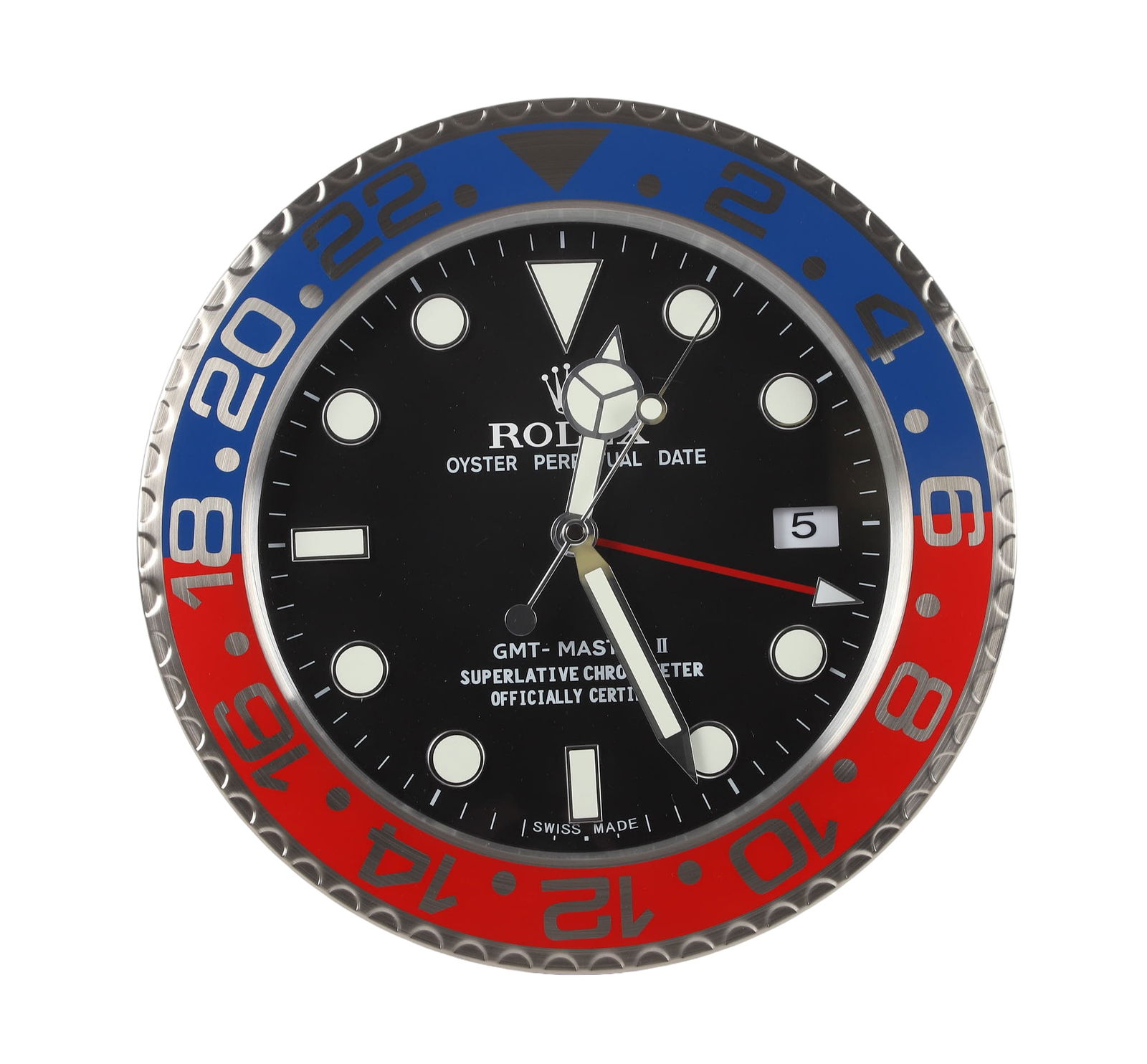 Rolex Watch Dealer Display Clock, Pepsi: Rolex Watch Dealer Display Clock, Pepsi