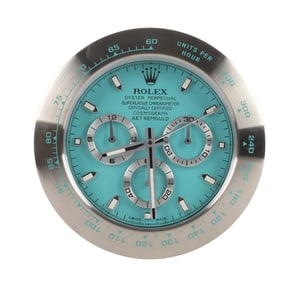 Rolex Watch Dealer Display Clock, Ice Blue Daytona
