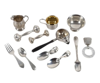 Sterling Baby and Childs Items