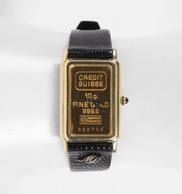 Maurice Lacroix Gold Ingot Wristwatch