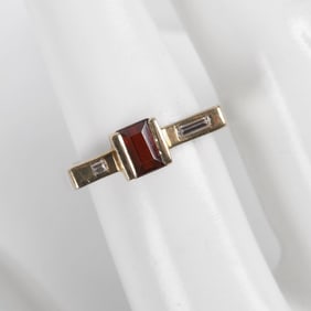 Robert Trisko Style Modernist Gold Ring