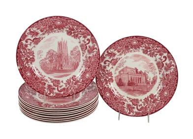 (10) St. Pauls School Wedgwood Porcelain Plates