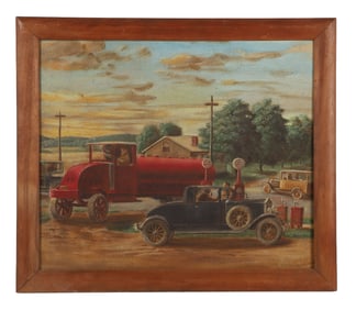 William Lindsay Taylor "Filling Station"