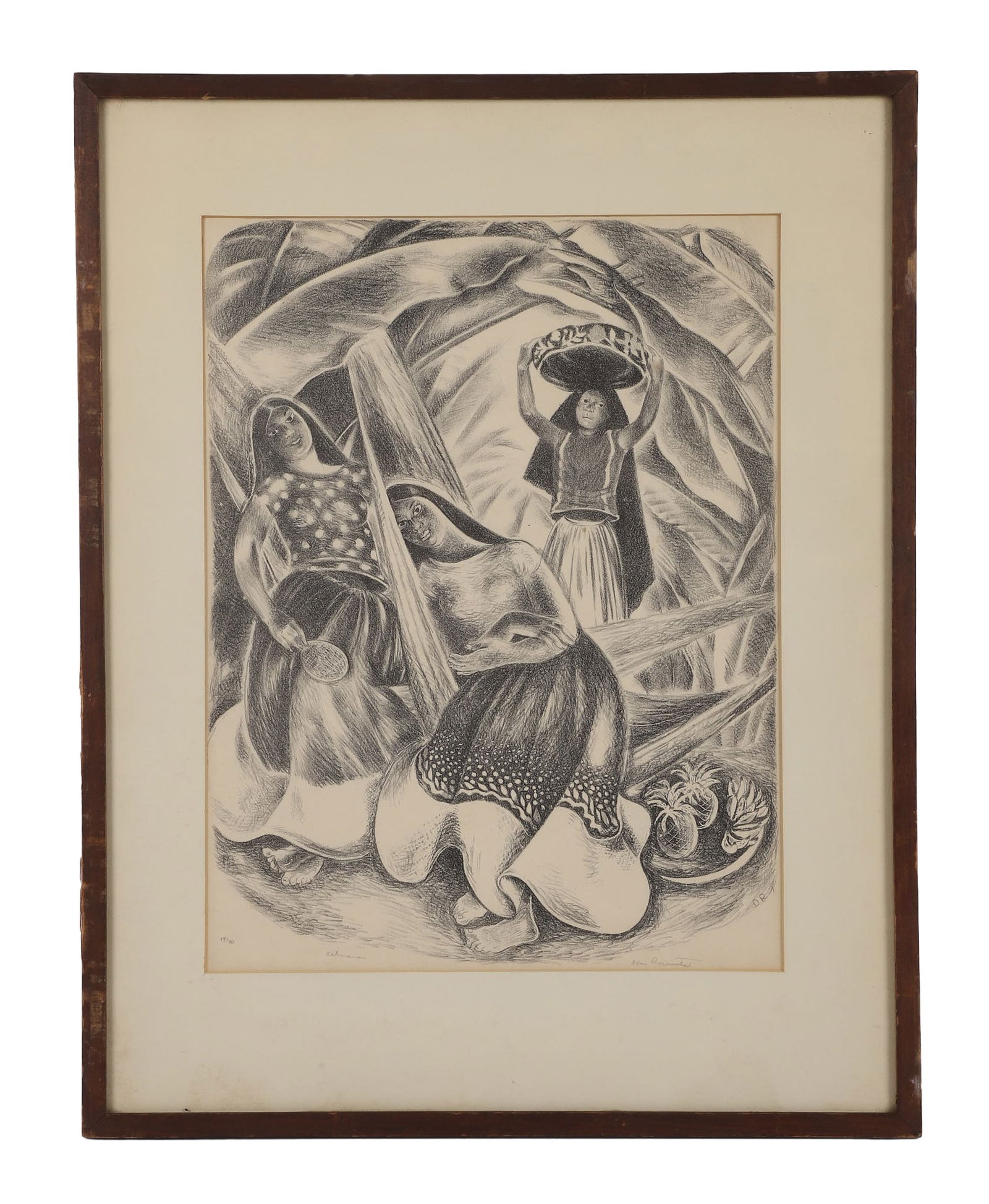 Doris Rosenthal "Three Mexican Women" (1 of 6)