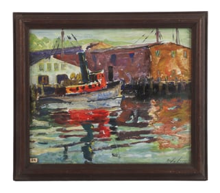 Hayley Lever "Tug at Dock"