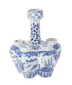 Canton Porcelain Crocus Vase