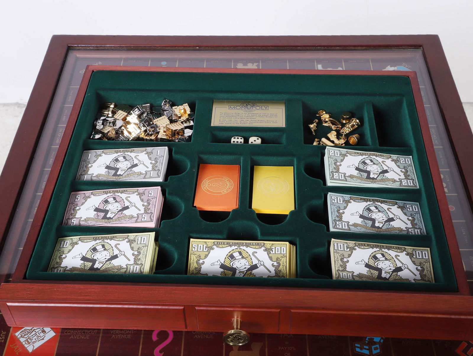 Franklin Mint Monopoly Games Table - 5