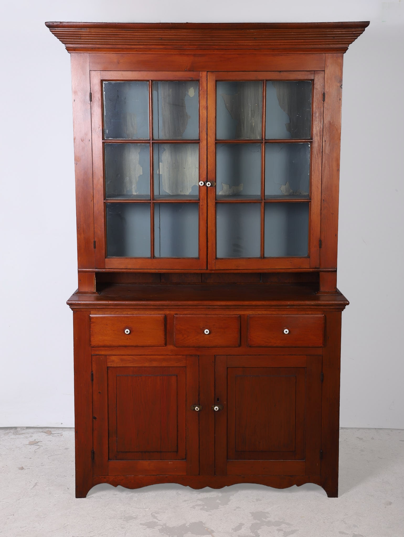 Softwood Stepback Cupboard - 2