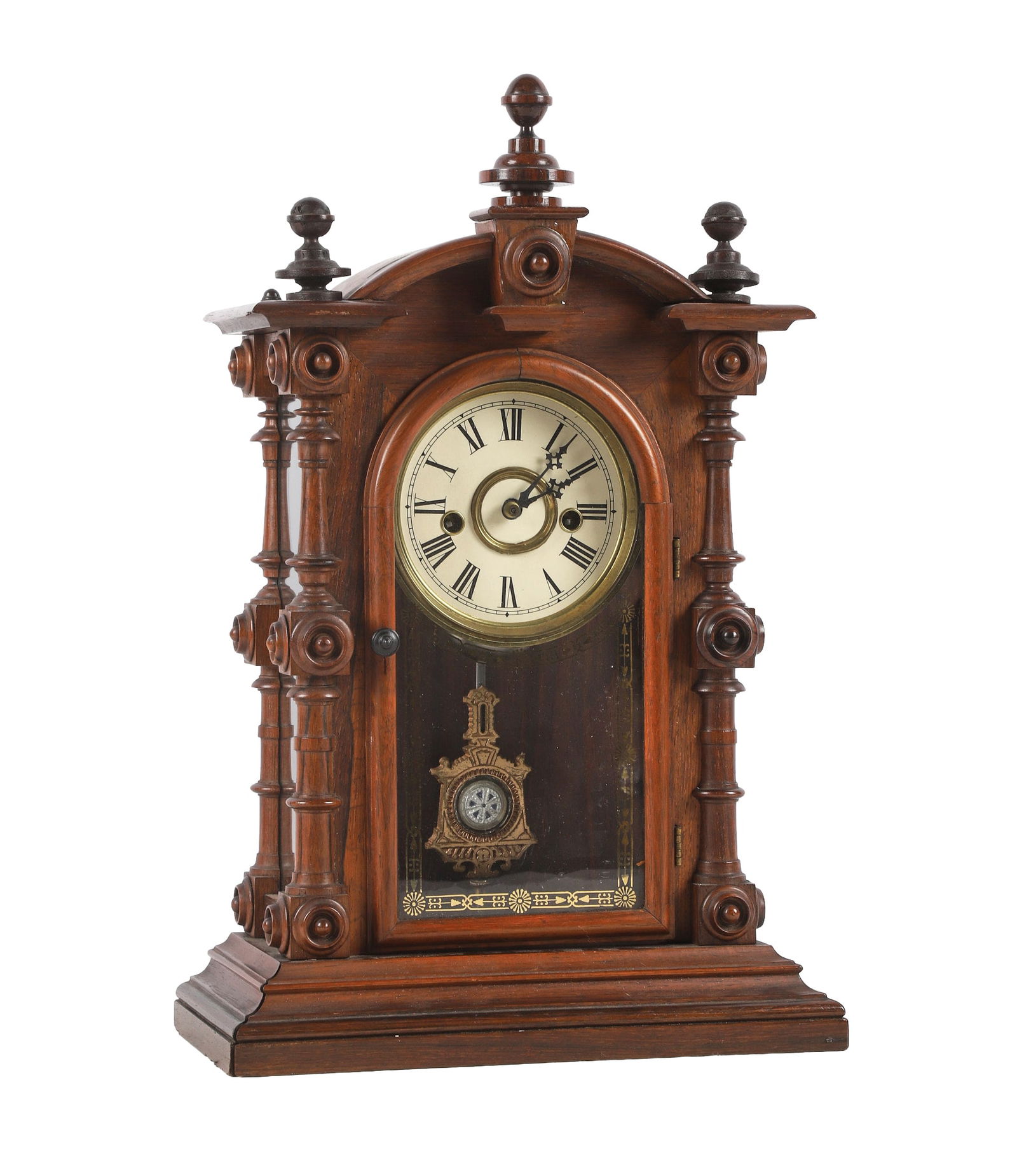 Welch Patti No. 1 VP Rosewood Shelf Clock (1 of 14)