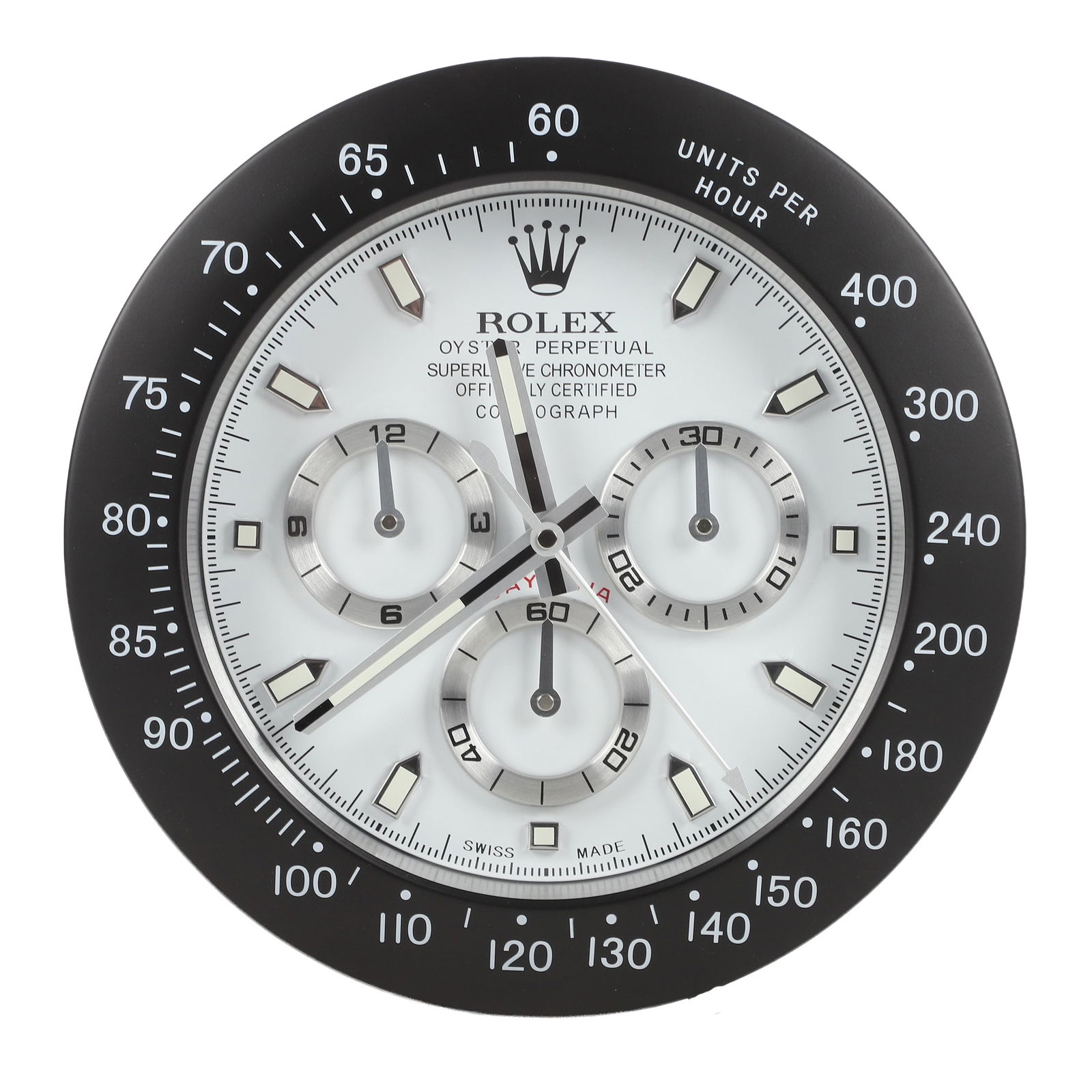 Rolex Watch Dealer Display Clock: Watch Dealer Display Clock Rolex "Tie Fighter Daytona"