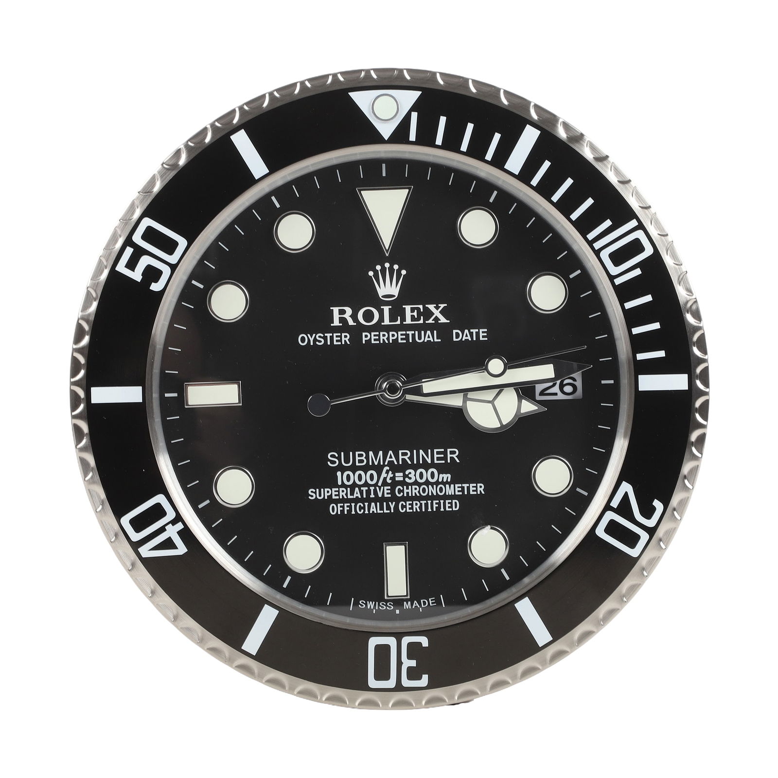 Rolex Watch Dealer Display Clock: Watch Dealer Display Clock Rolex "Submariner"