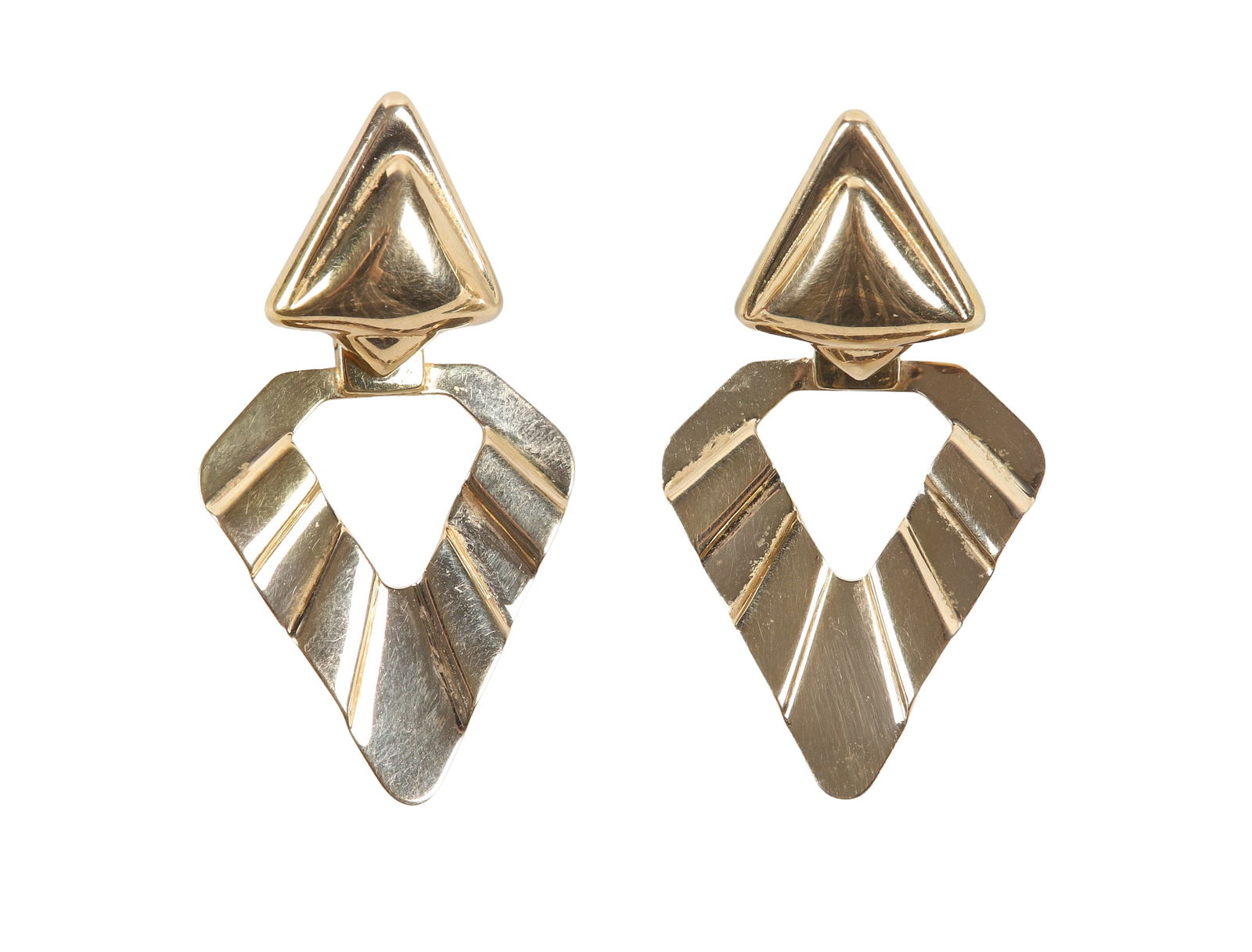 UnoAErre 14K Yellow Gold Statement Earrings (1 of 4)
