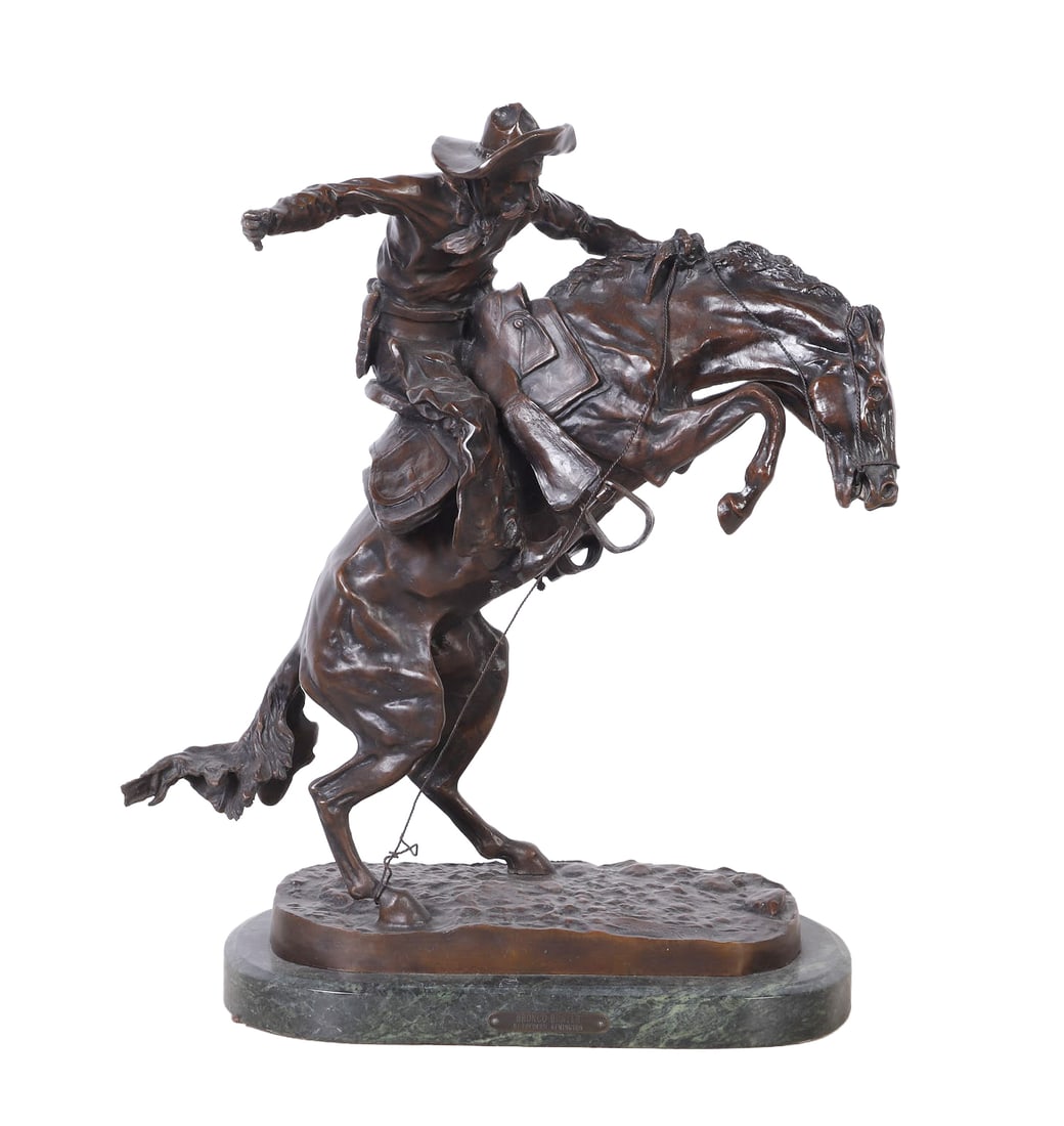 After Remington Bronze, "Bronco Buster" (1 of 15)