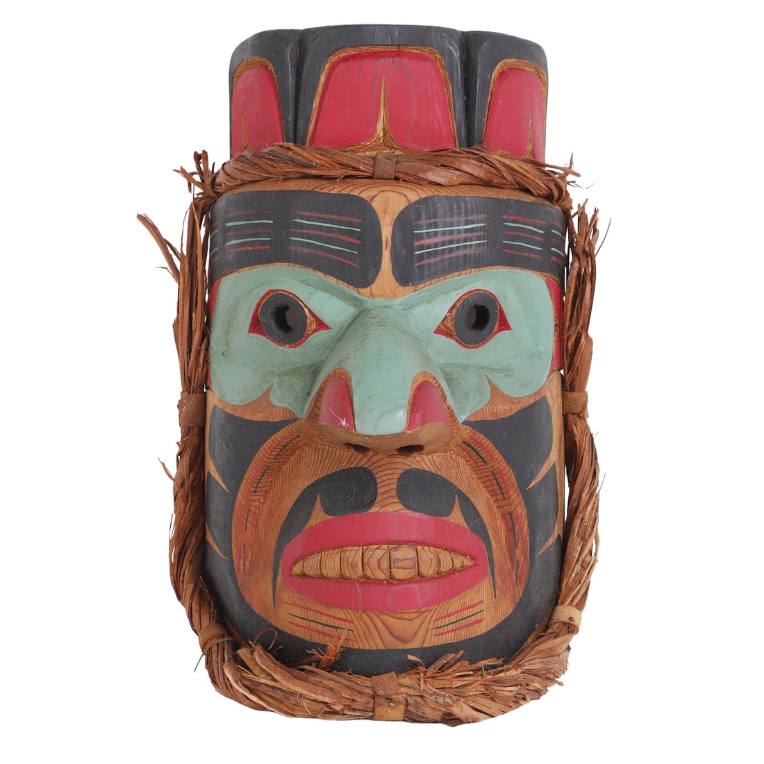 Emil Thibert Carved Komokwa Mask (1 of 7)