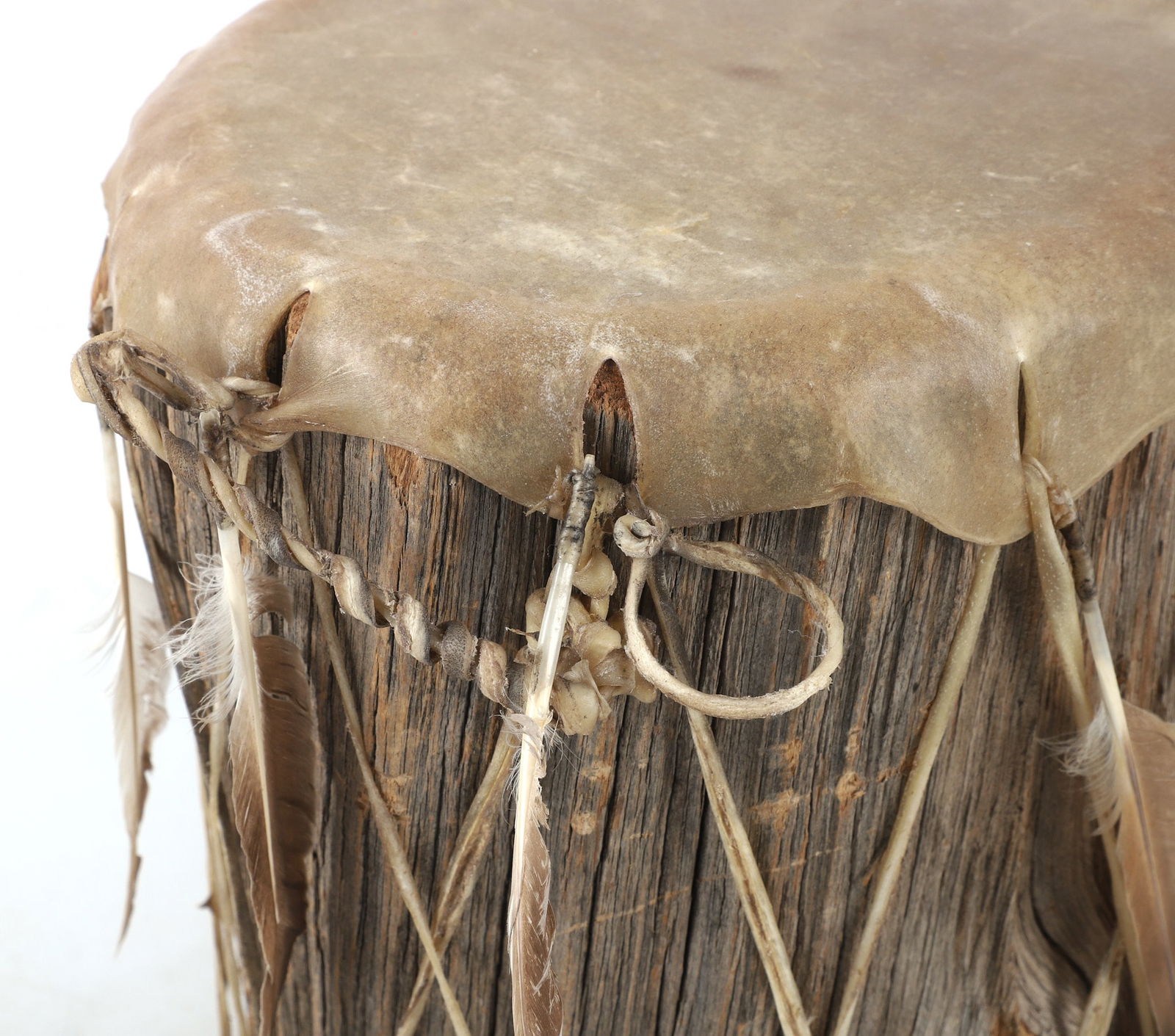 Native American Rawhide Stretch Drum - 3