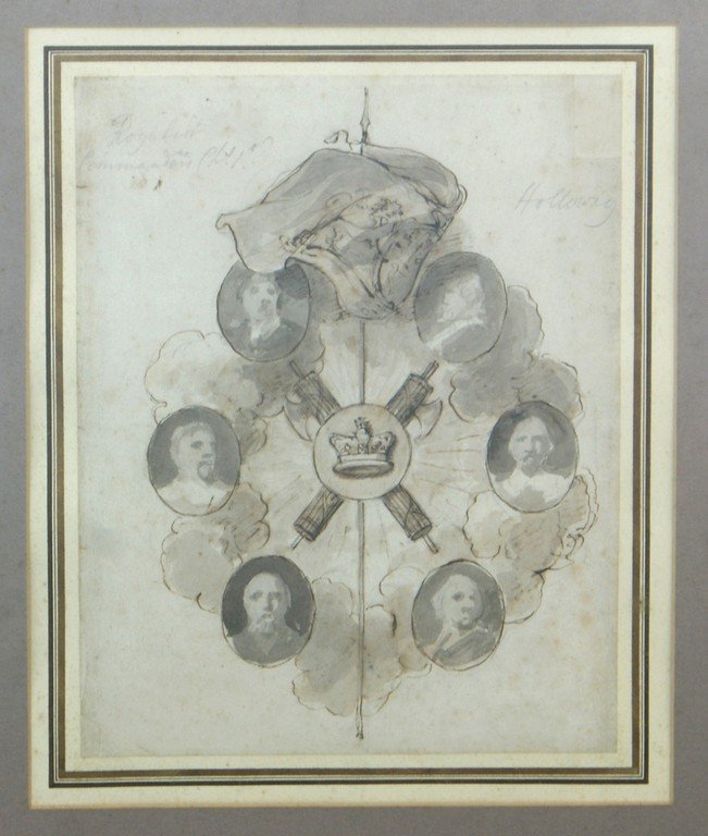 Robert Smirke, English, 1752-1845, "Sketch for a Book: Robert Smirke, English, 1752-1845, "Sketch for a Book Frontispiece", watercolor on paper, 12" x 10"