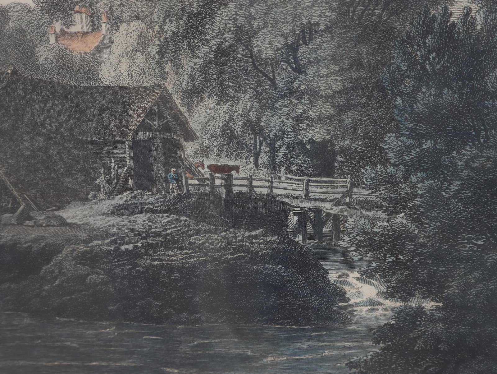After Thomas Hearne, Colored Etching - 4