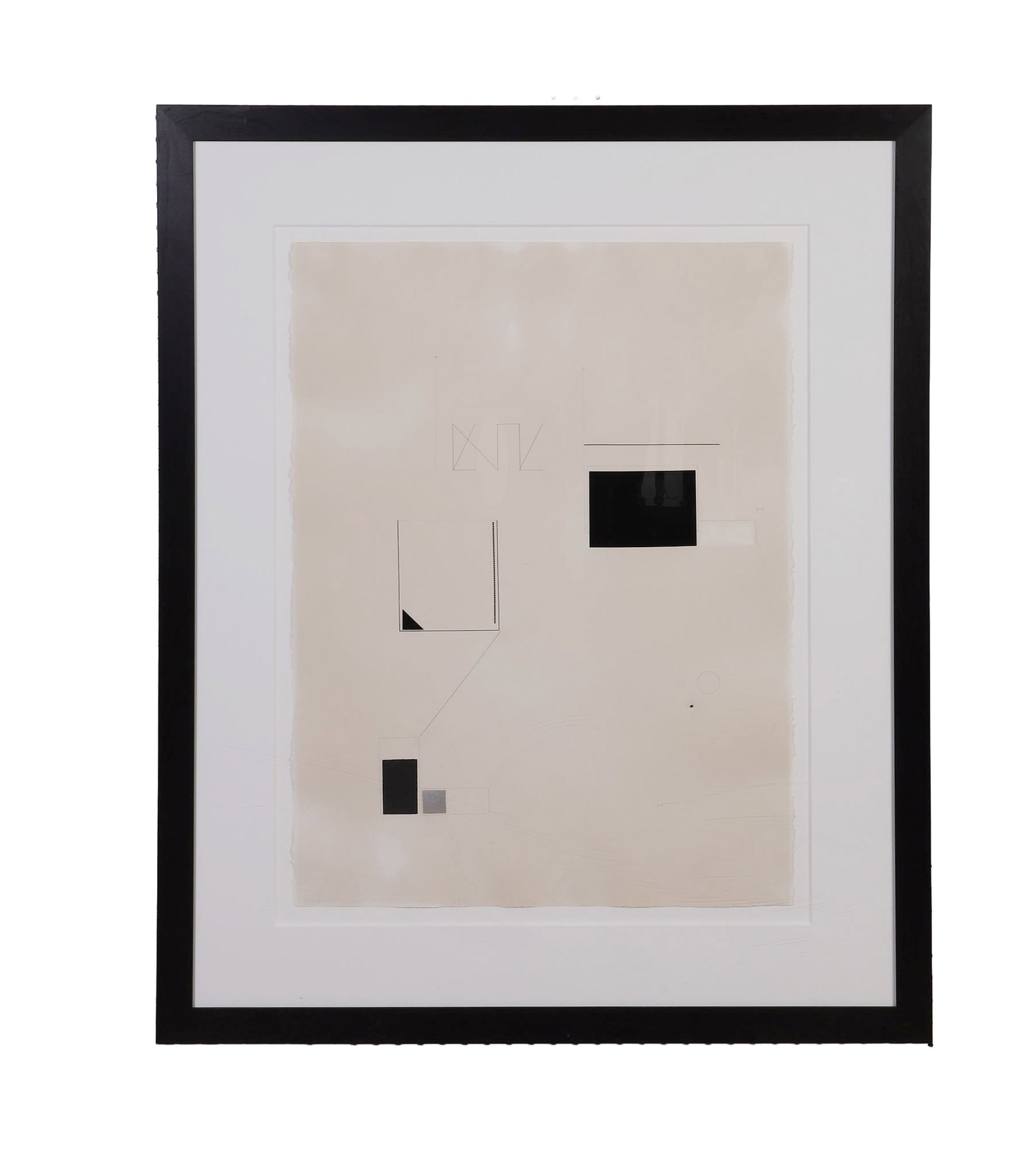 Snitzer, Joan (20th C): Joan Snitzer 20th C Vail Landscape, 1977 Collage on Paper Signed lower left and dated. Image Height: 22 1/2 in, Image Width: 30 in, Framed Height: 37 1/4 in, Framed Width: 44 3/4 in