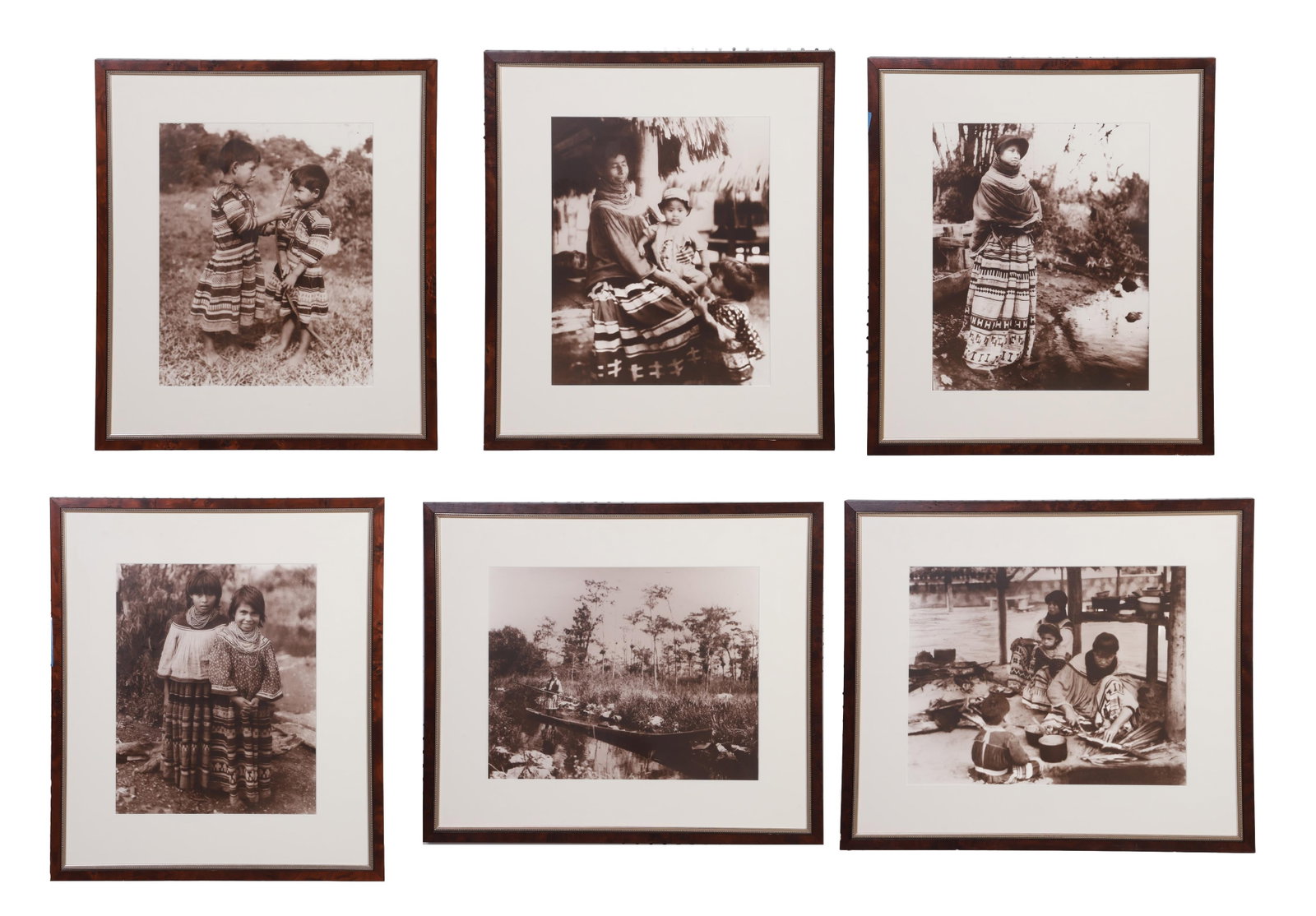 Randle, Florence (American 1916-2015): Florence Randle American 1916-2015 Untitled (ethnographic subjects) Photograph Six sepia-toned photographs of indigenous people. Florence Stiles Randle was a WPA (Works Progress Administration)