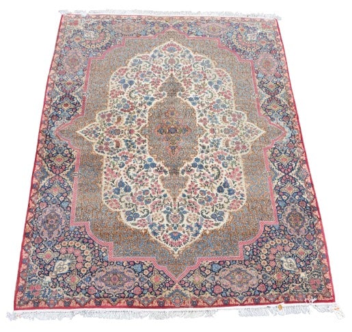 Persian Kirman Rug 9'9" x 13'10" (1 of 3)
