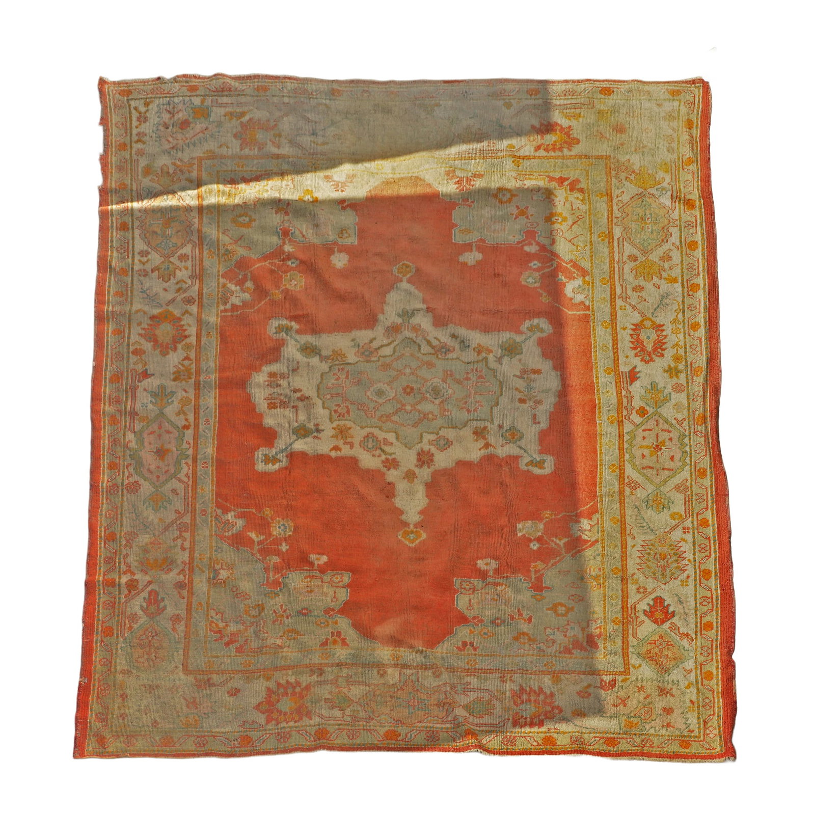Antique Oushak Rug, 8'7 x 11 (1 of 10)