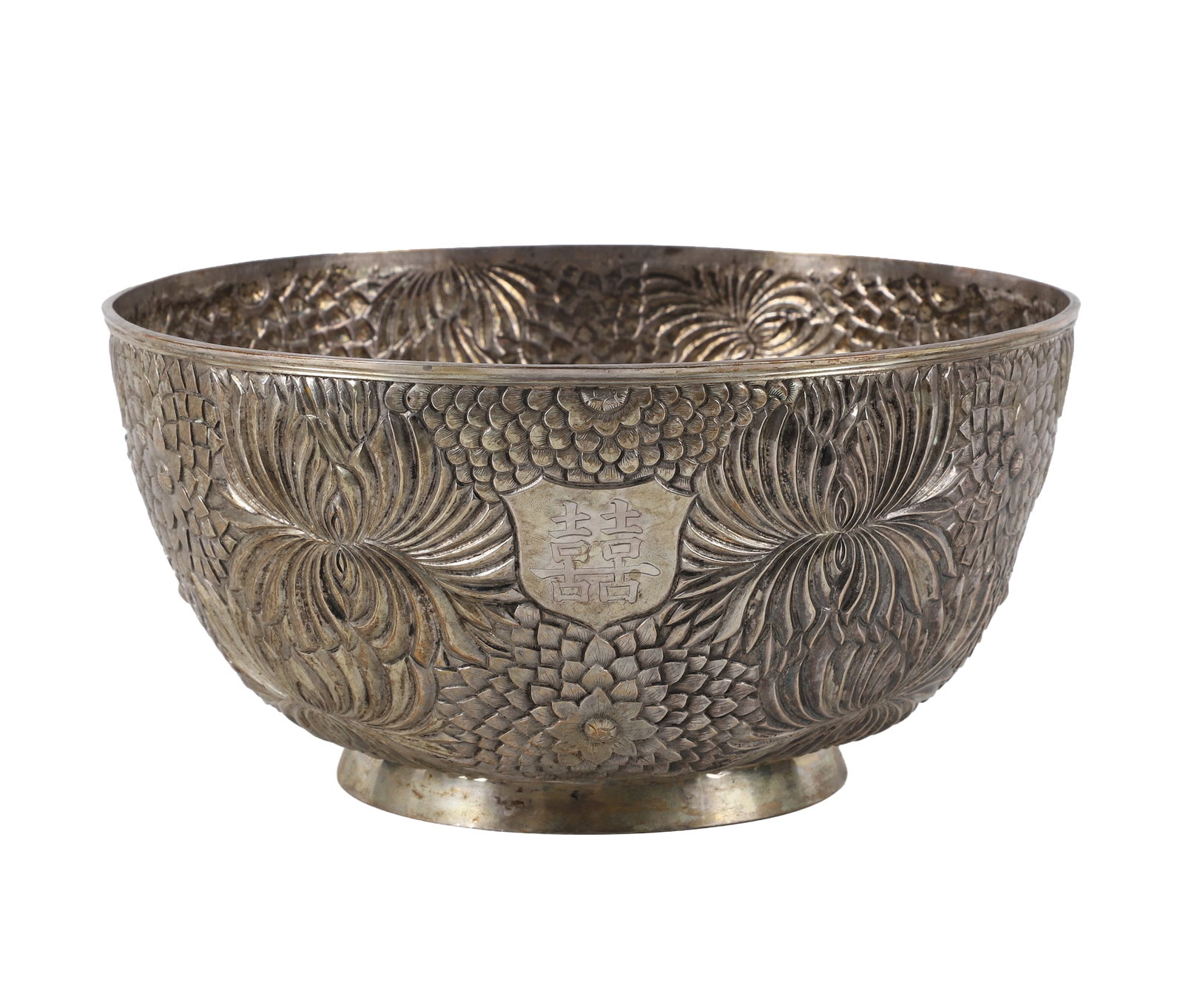 19th C. Chinese Export Silver Bowl (1 of 11)