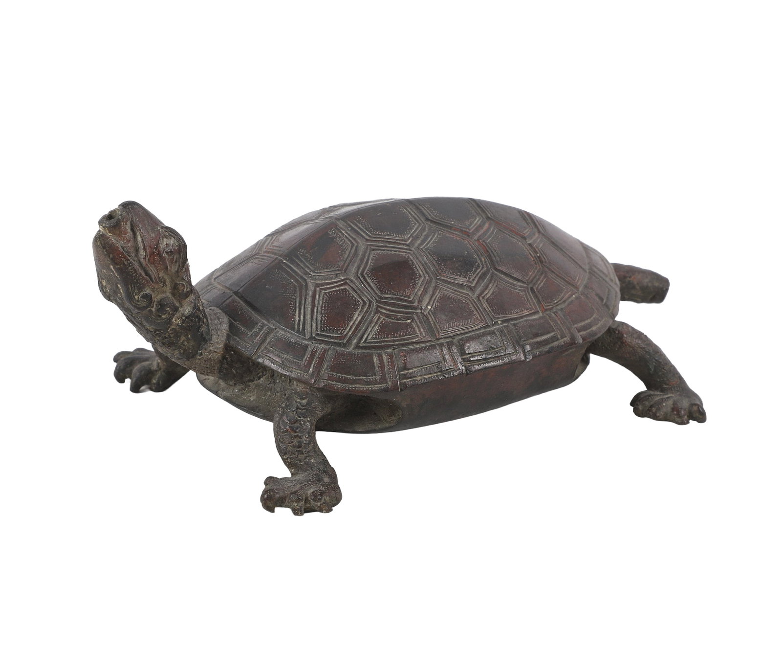 Turn of the Century Figural Cast Bronze Turtle Fountain Head (1 of 13)